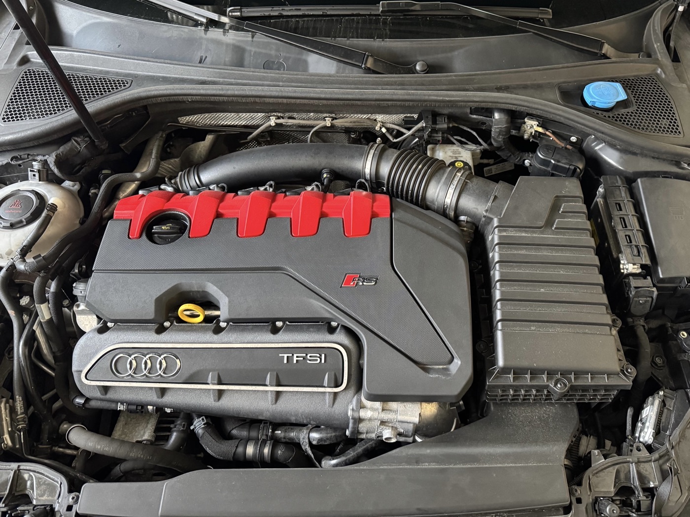 Audi RS TFSI Motor, Wartung in der Werkstatt